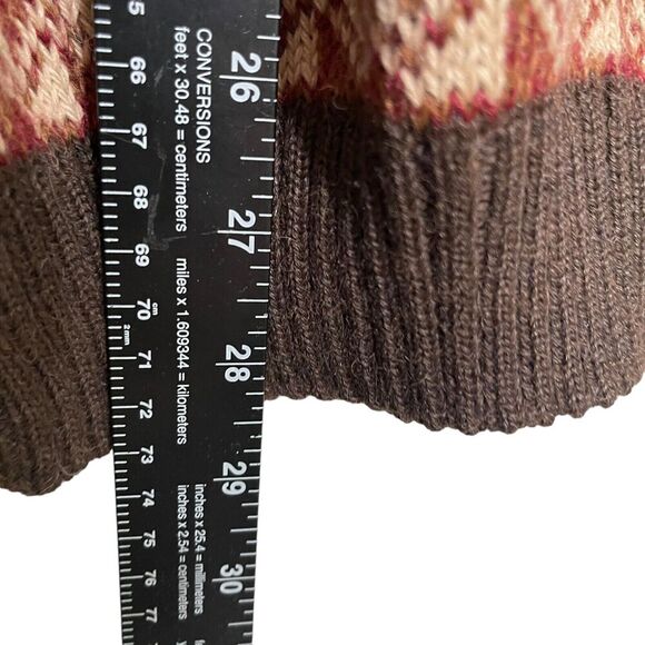 Inka Maki Sweater Men's Medium Pullover Alpaca Wool Printed Grandpa - Picture 2 of 9